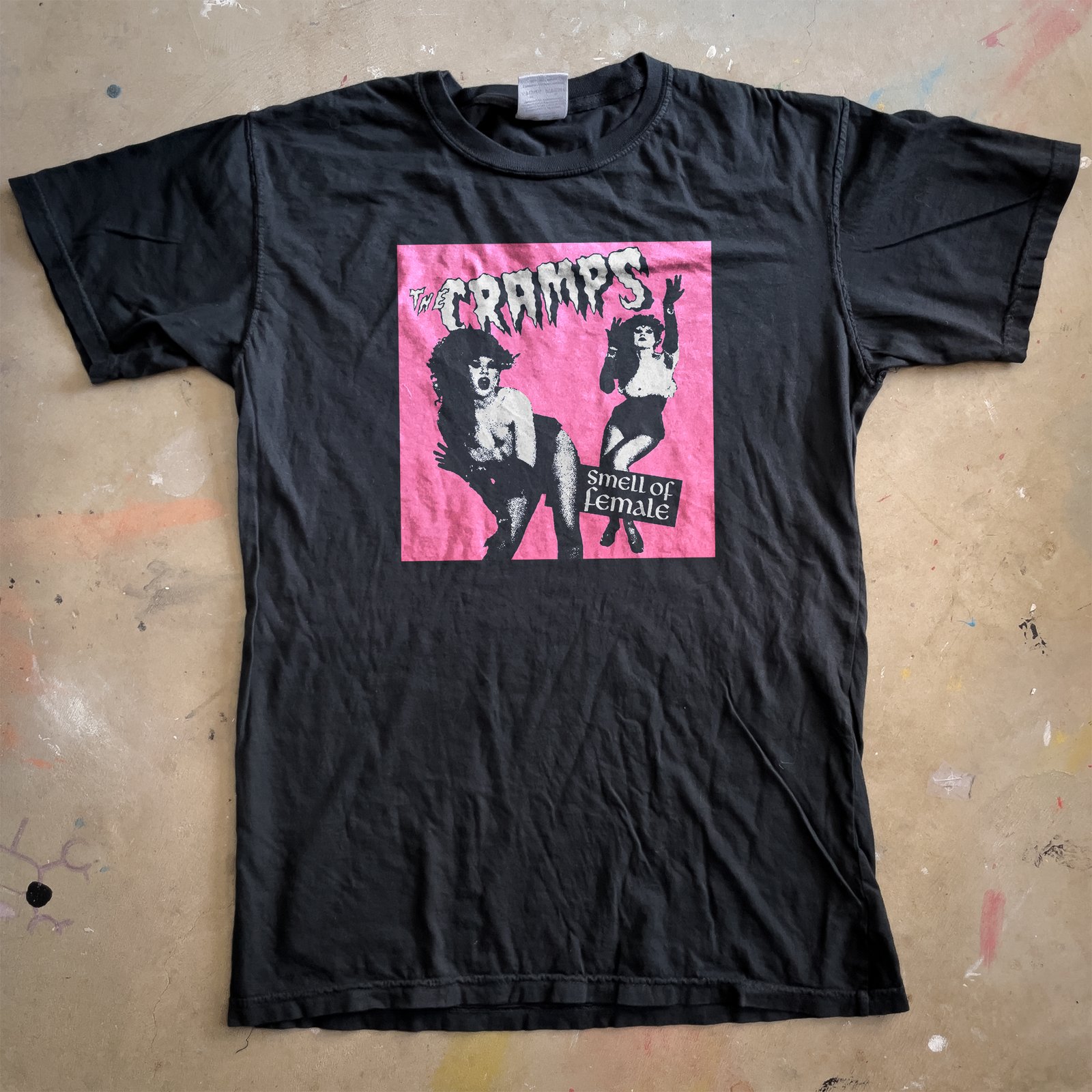 The Cramps Smell of Female Vintage Reprint on Comfort Colors | Doublethink  Merch Table